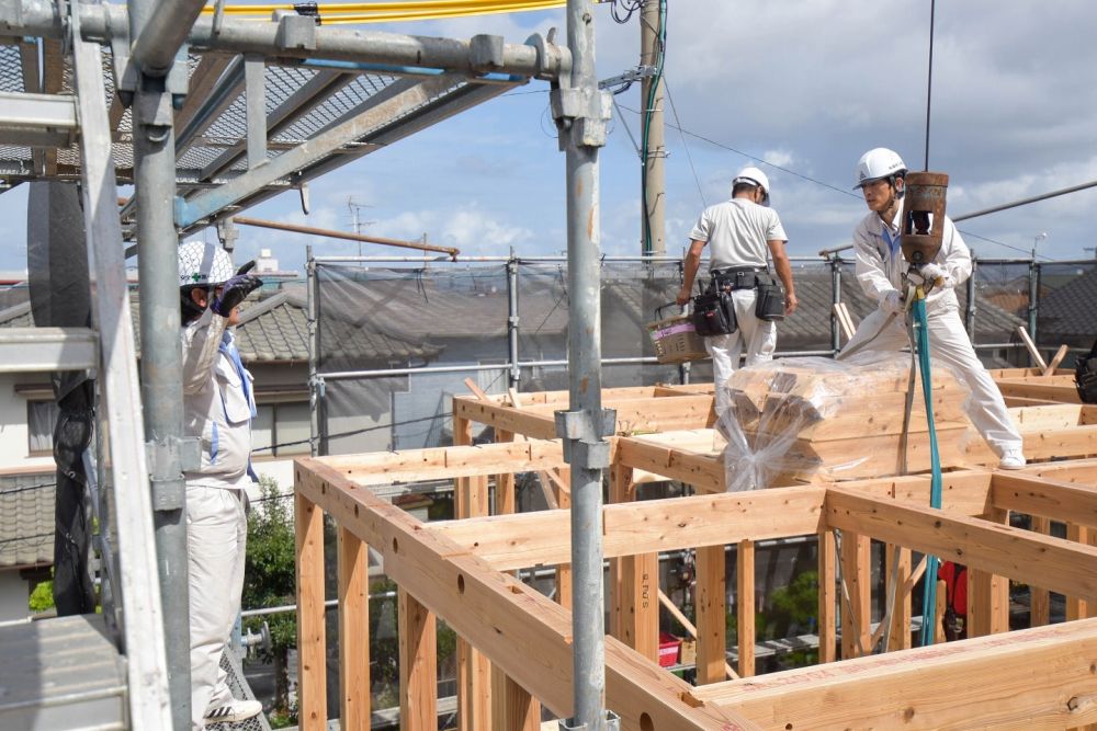 「福岡市早良区野芥01」注文住宅現場リポート④【上棟式】