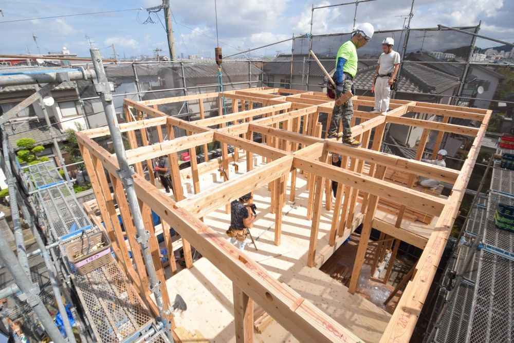 「福岡市早良区野芥01」注文住宅現場リポート④【上棟式】