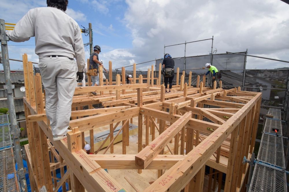 福岡県早良区野芥01　注文住宅建築現場リポート④　～上棟式～