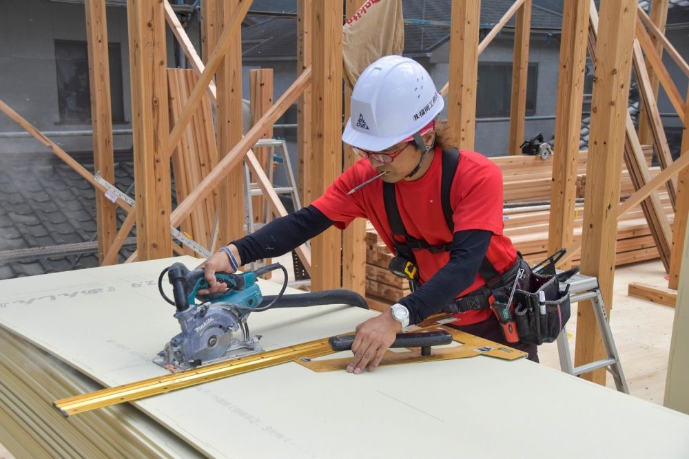 「福岡市早良区野芥01」注文住宅現場リポート④【上棟式】
