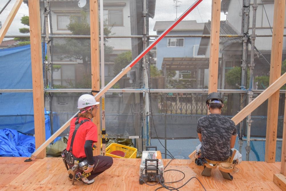 福岡県早良区野芥01　注文住宅建築現場リポート④　～上棟式～