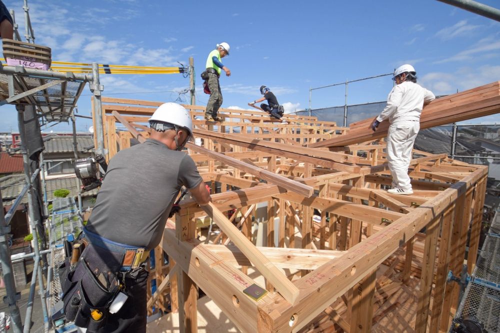 「福岡市早良区野芥01」注文住宅現場リポート④【上棟式】
