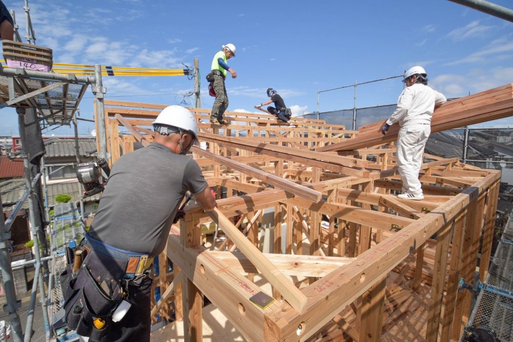 福岡県早良区野芥01　注文住宅建築現場リポート④　～上棟式～