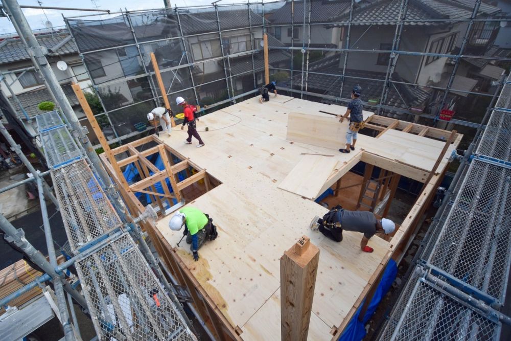 「福岡市早良区野芥01」注文住宅現場リポート④【上棟式】