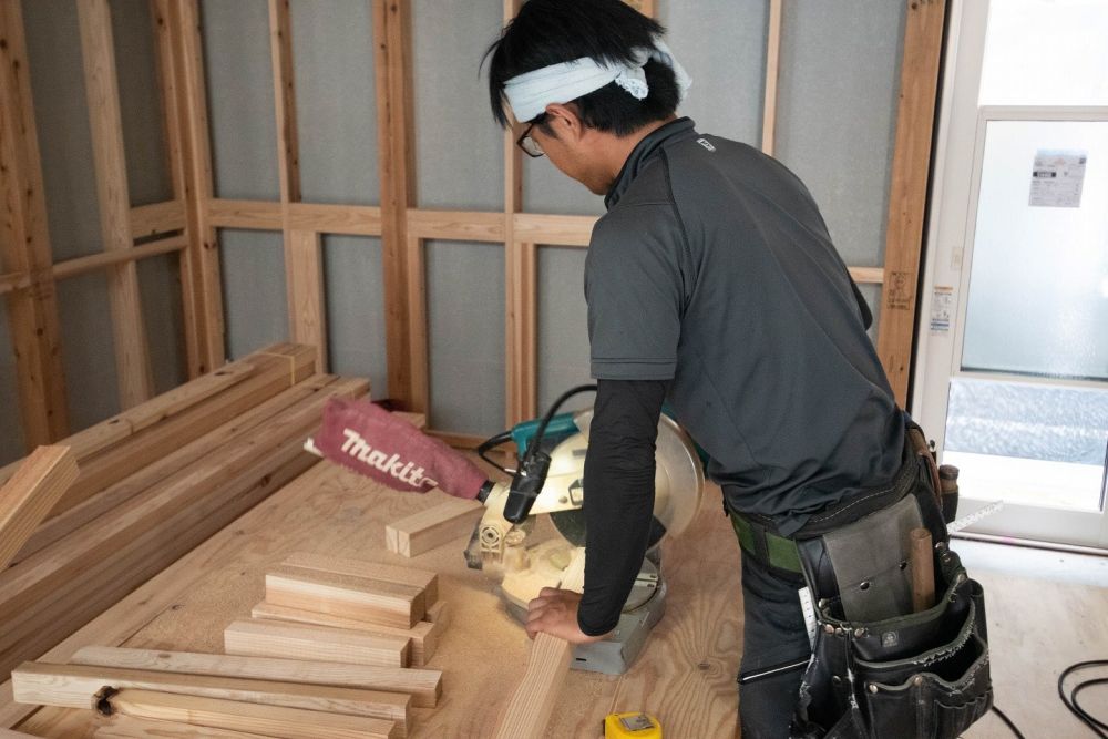 「糟屋郡久山町01」注文住宅現場リポート⑦【木工事】【下地】