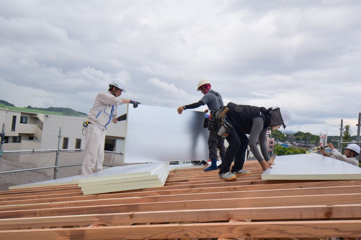 福岡県糟屋郡志免町05　注文住宅建築現場リポート④　～上棟式・後編～