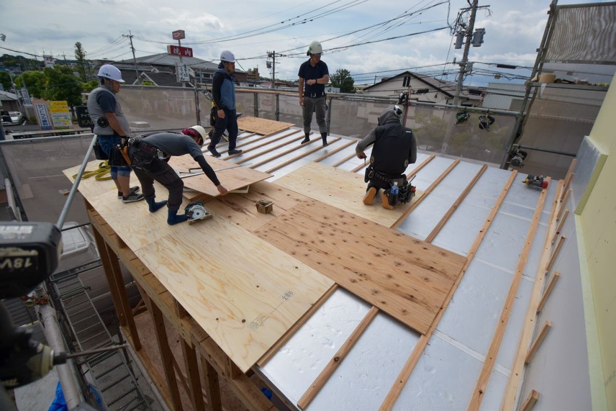 福岡県糟屋郡志免町05　注文住宅建築現場リポート④　～上棟式・後編～