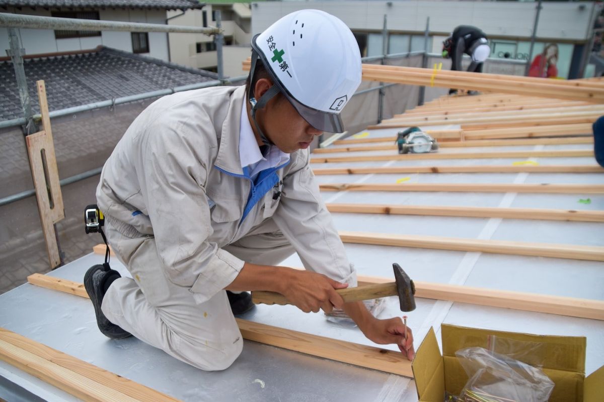 福岡県糟屋郡志免町05　注文住宅建築現場リポート④　～上棟式・後編～