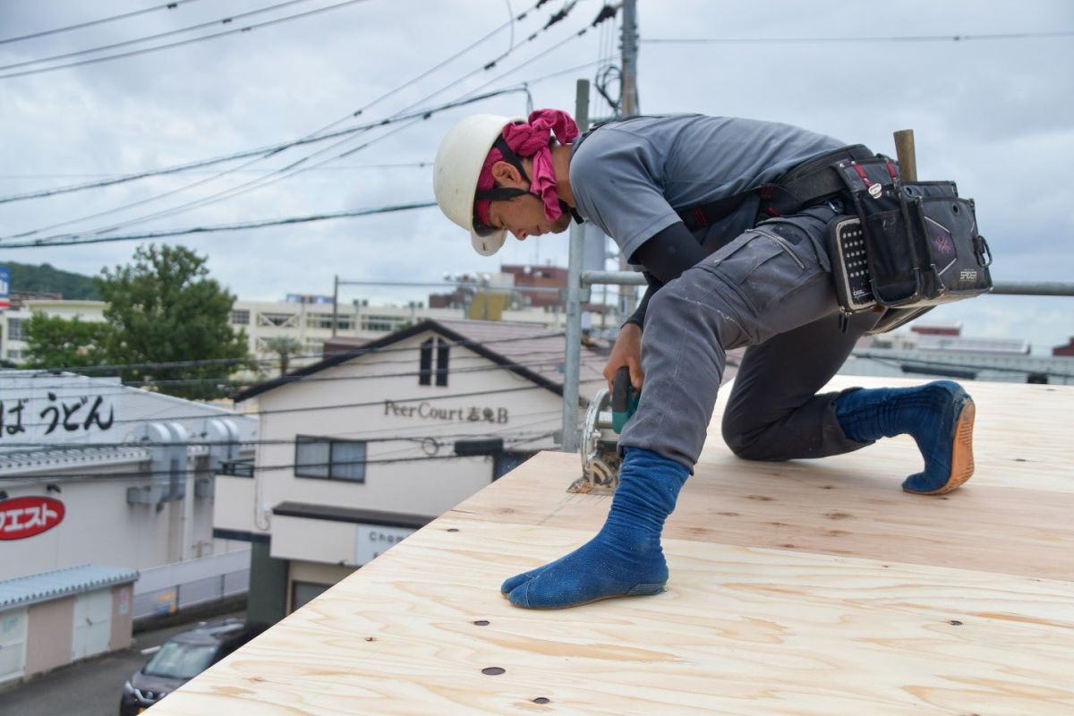 福岡県糟屋郡志免町05　注文住宅建築現場リポート④　～上棟式・後編～