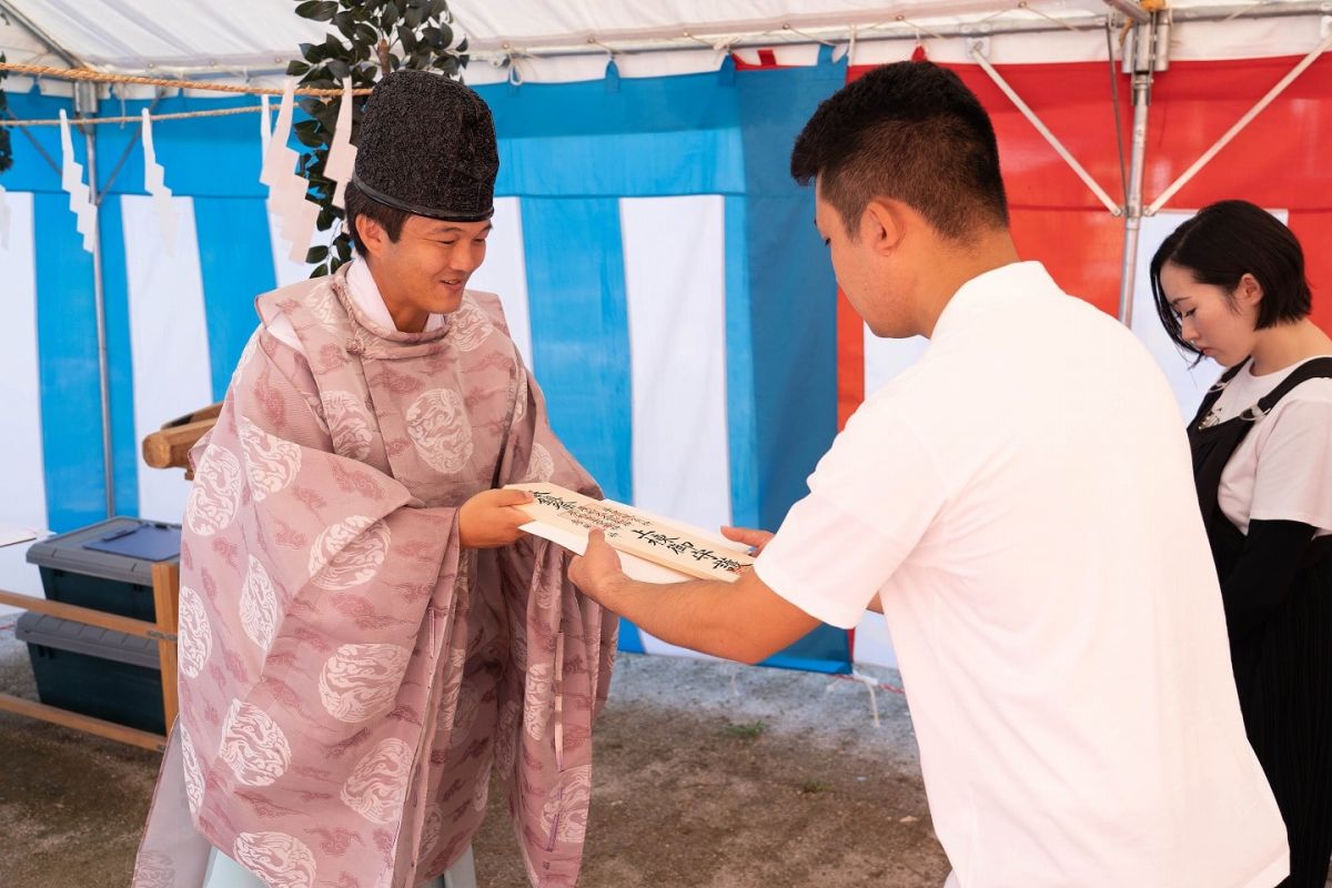 「福岡市早良区12」注文住宅現場リポート①【地鎮祭】