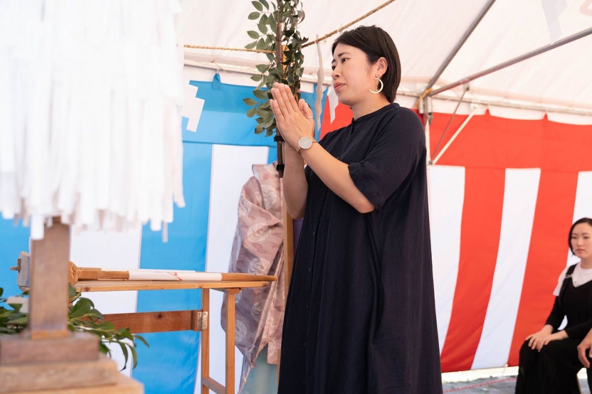 「福岡市早良区12」注文住宅現場リポート①【地鎮祭】