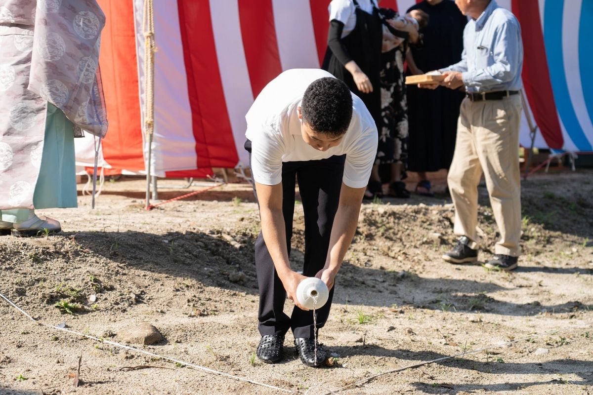 「福岡市早良区12」注文住宅現場リポート①【地鎮祭】