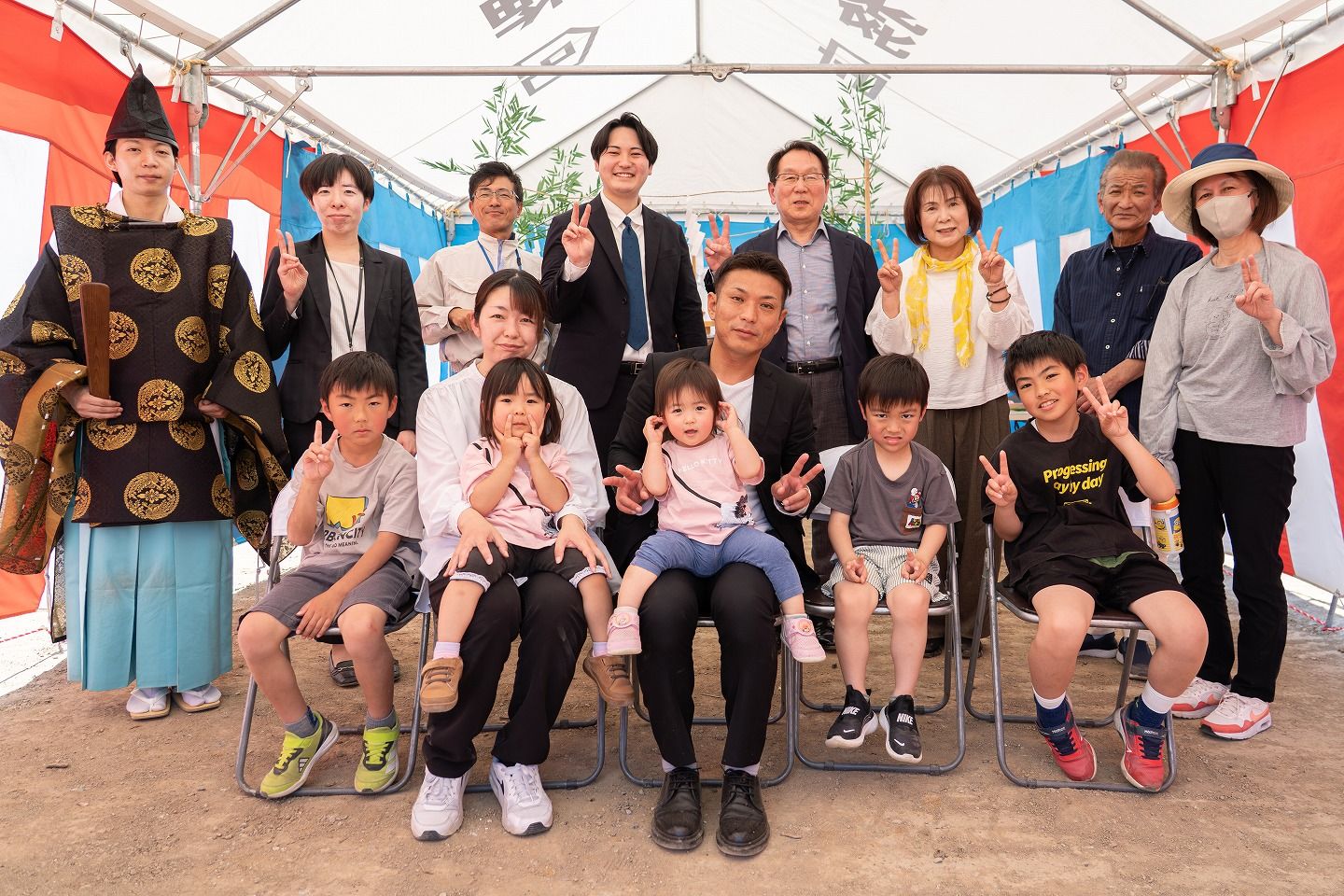 「田川市01」注文住宅現場リポート①【地鎮祭】