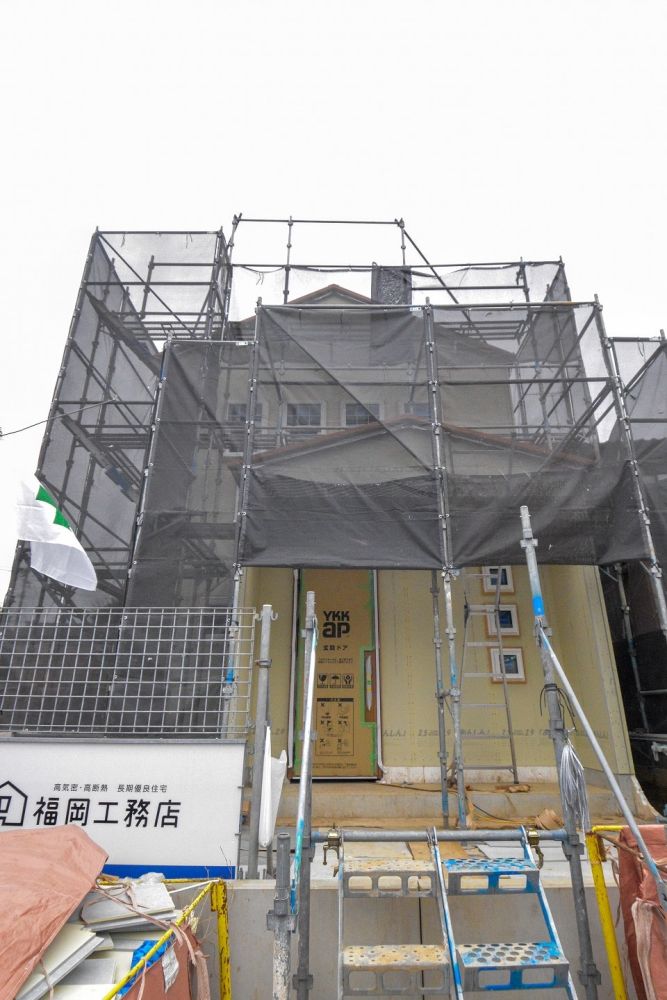 「筑紫野市07」注文住宅現場リポート⑥【木工事】【外断熱材】