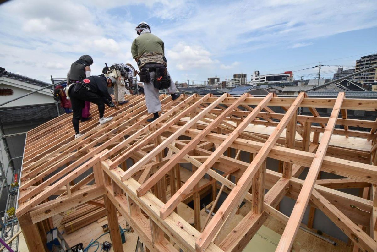 北九州市小倉北区01　注文住宅建築現場リポート③　～上棟式～