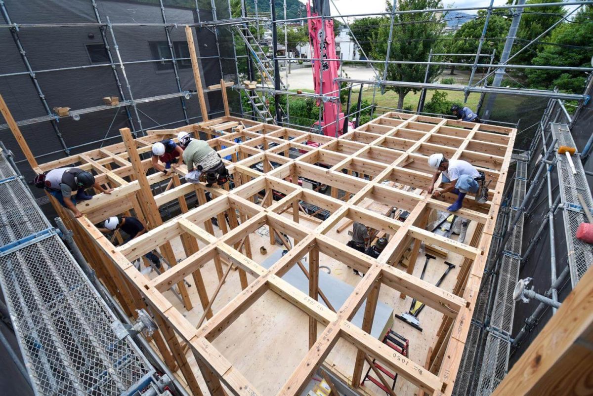 北九州市小倉北区01　注文住宅建築現場リポート③　～上棟式～