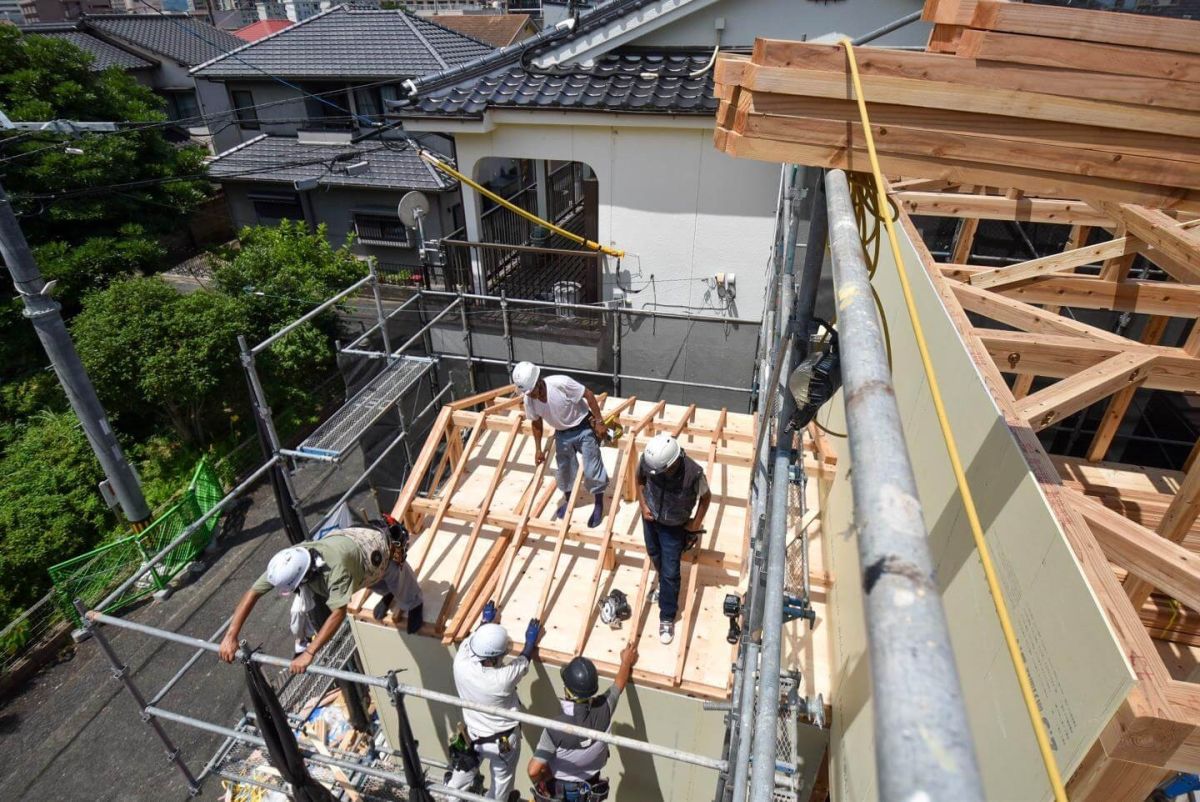 「北九州市小倉北区01」注文住宅現場リポート③【上棟式】