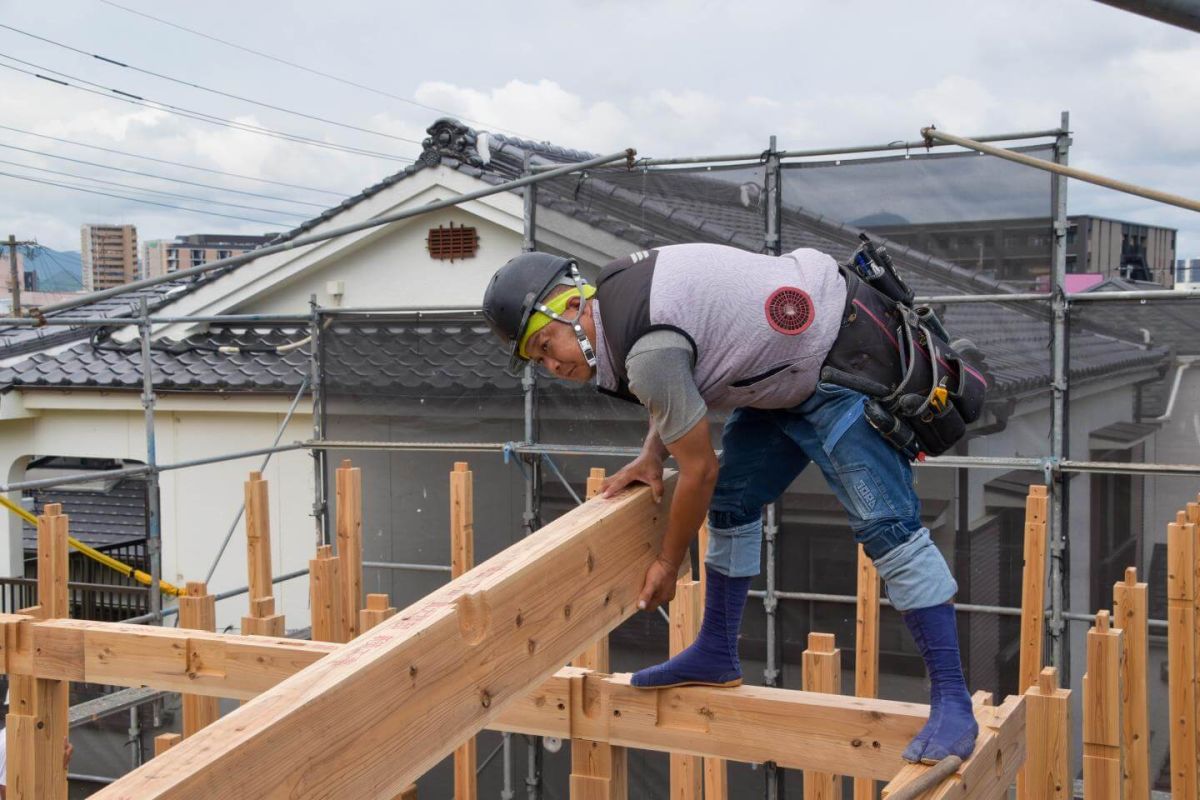 「北九州市小倉北区01」注文住宅現場リポート③【上棟式】