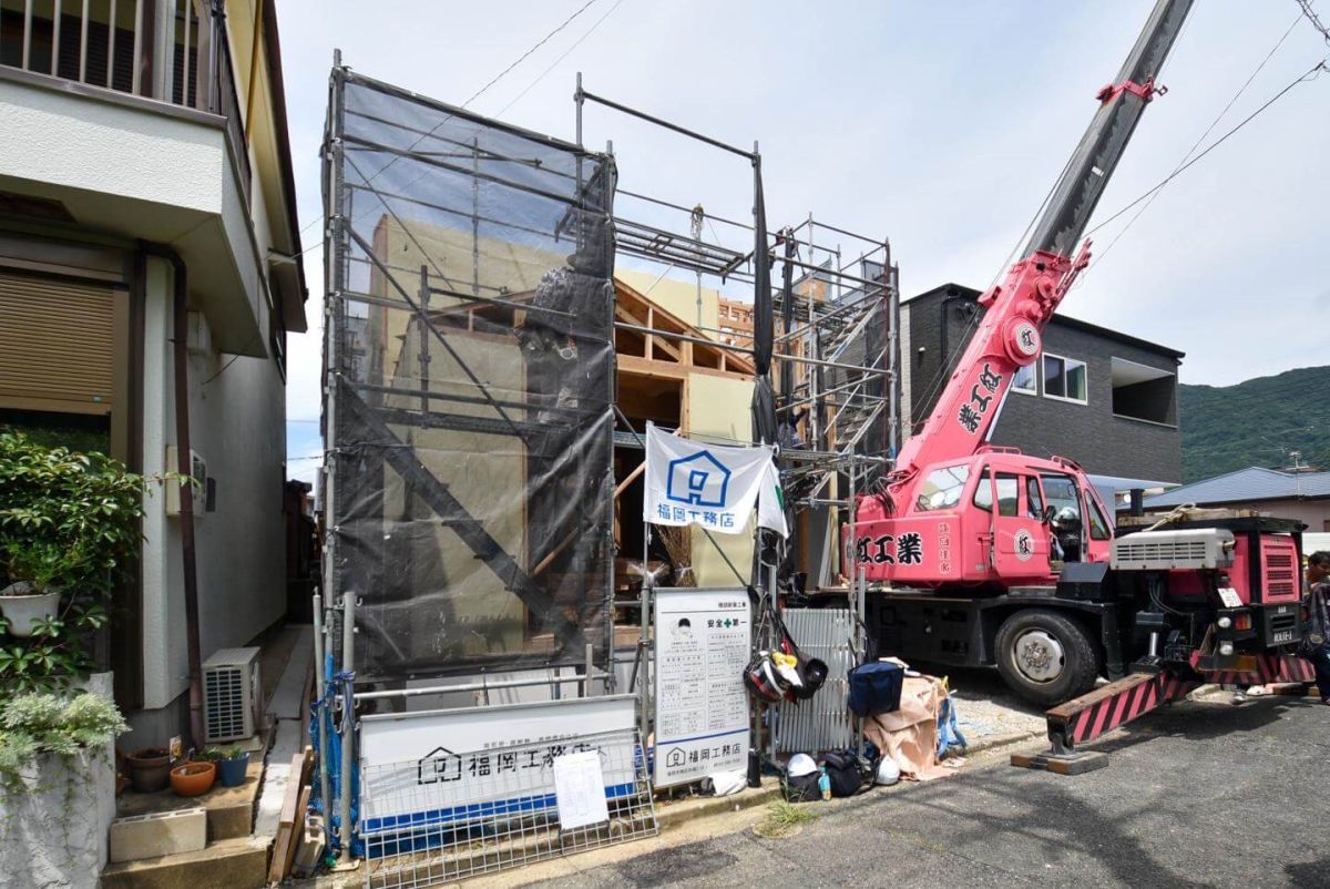 「北九州市小倉北区01」注文住宅現場リポート③【上棟式】