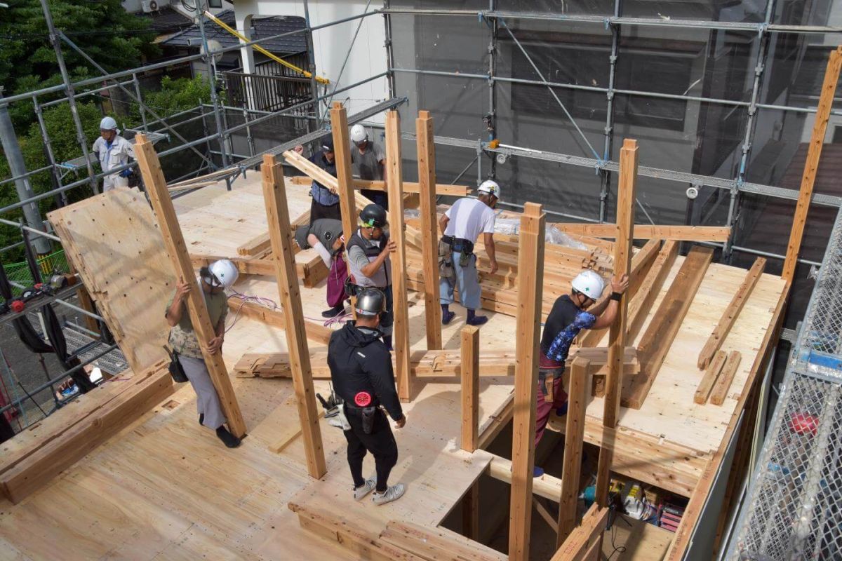 「北九州市小倉北区01」注文住宅現場リポート③【上棟式】
