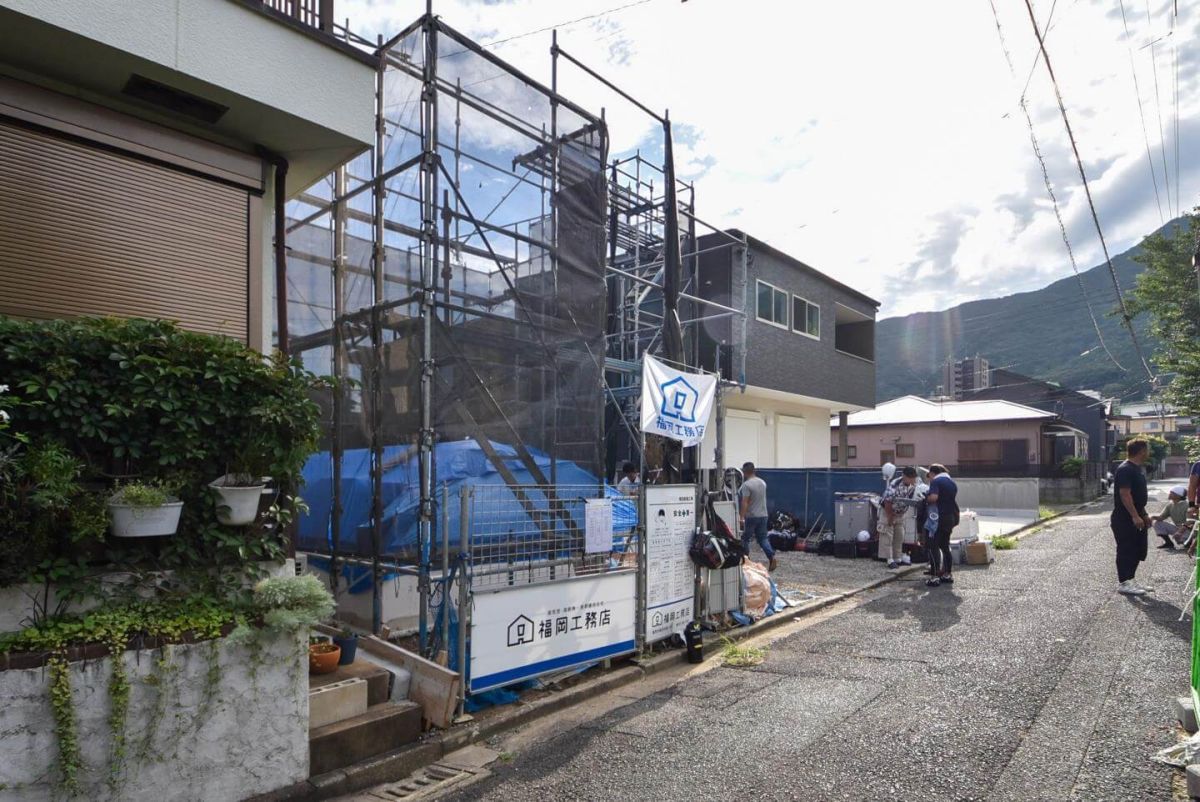 「北九州市小倉北区01」注文住宅現場リポート③【上棟式】