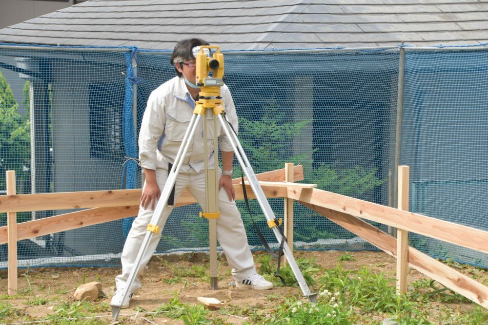 福岡市東区09　注文住宅建築現場リポート②　～基礎工事・遣り方～