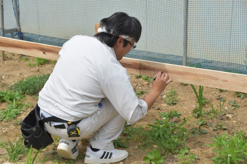 「福岡市東区09」注文住宅現場リポート②【基礎工事】【遣り方】