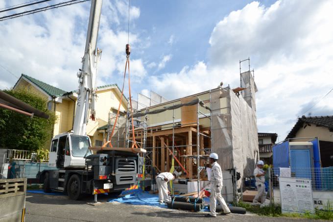 福岡県太宰府市国分02　注文住宅建築現場リポート④　～上棟式～