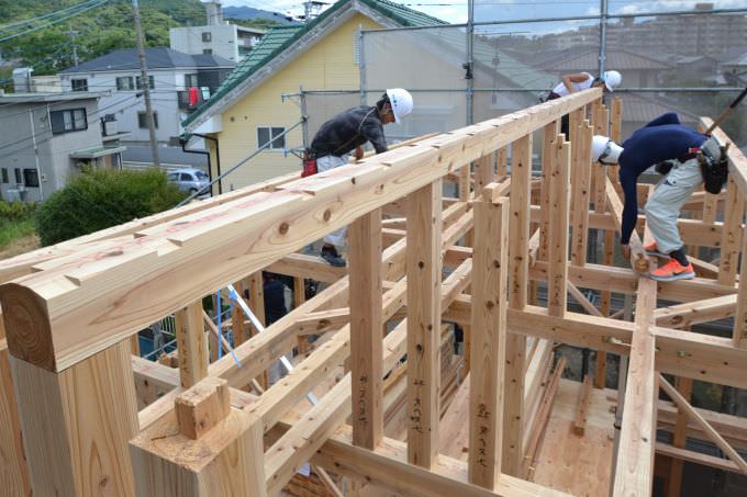 「太宰府市国分02」注文住宅現場リポート④【上棟式】