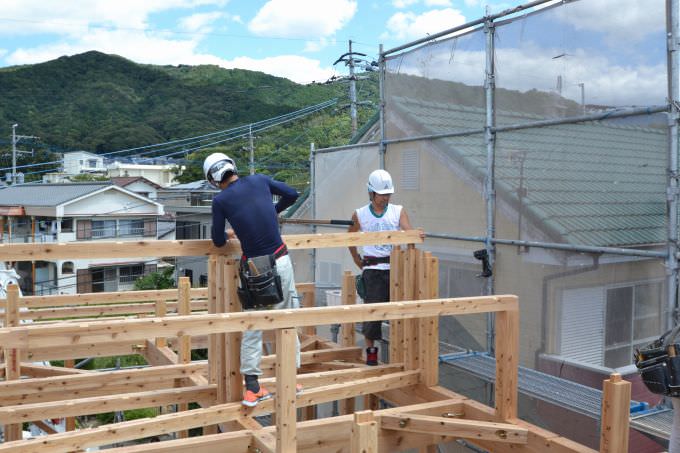 福岡県太宰府市国分02　注文住宅建築現場リポート④　～上棟式～