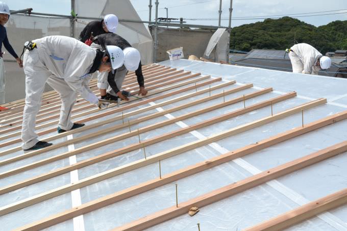 福岡県太宰府市国分02　注文住宅建築現場リポート④　～上棟式～