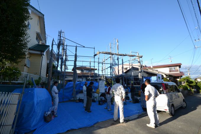「太宰府市国分02」注文住宅現場リポート④【上棟式】