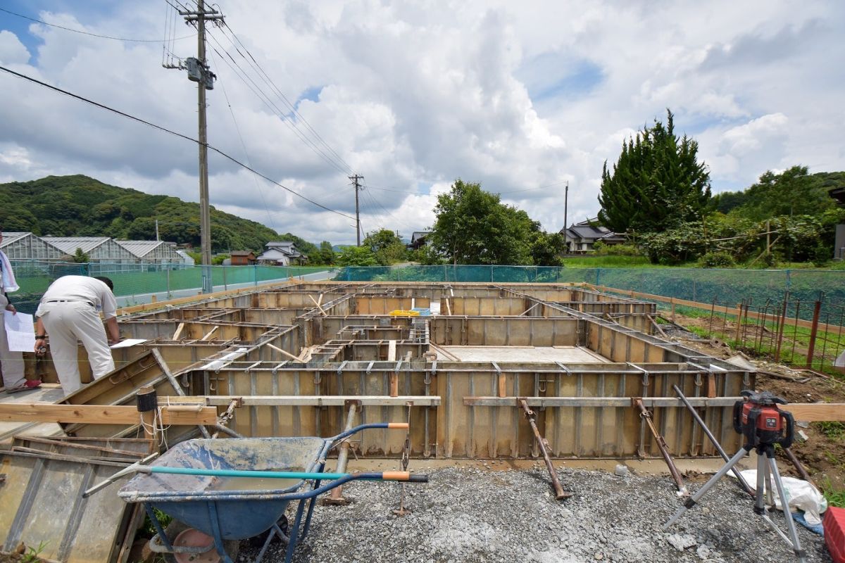「筑紫野市11」注文住宅現場リポート③【基礎工事】【立ち上がりコン】