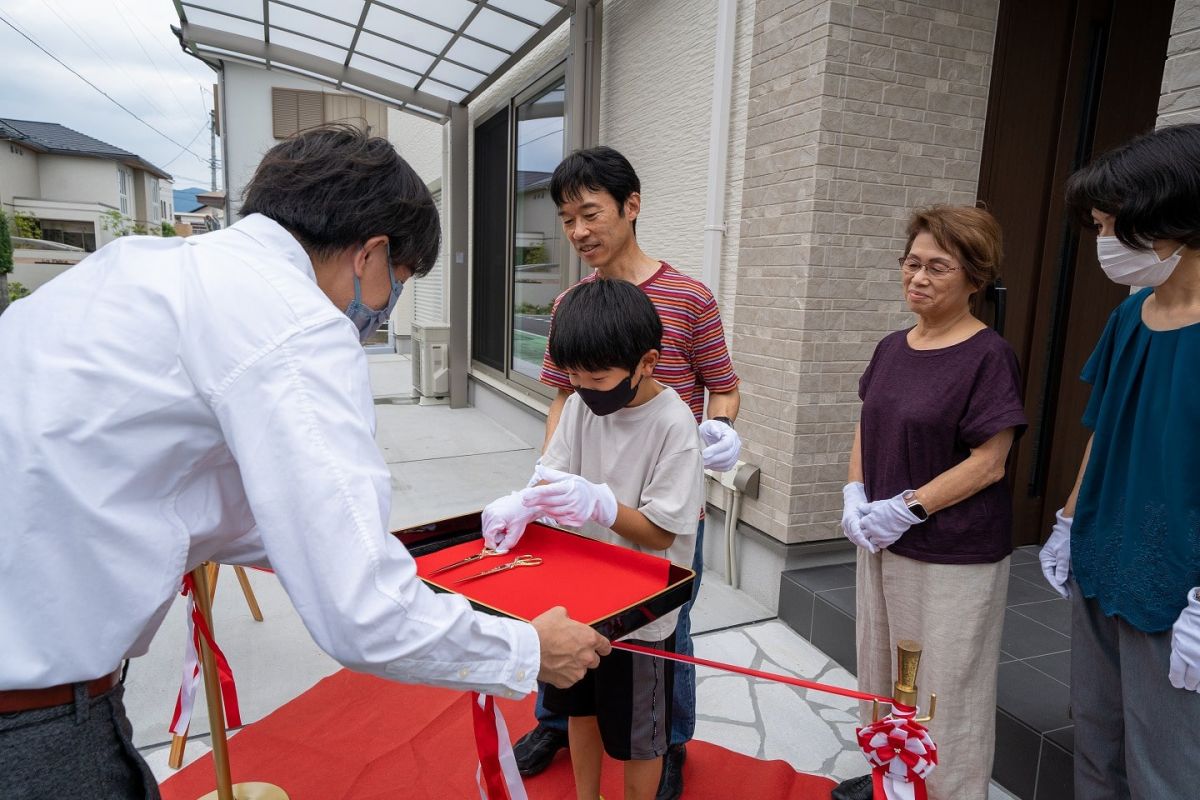 福岡市早良区野芥02　注文住宅建築現場リポート⑤　～お引き渡し式～