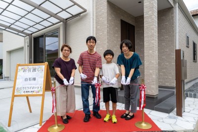 福岡市早良区野芥02　注文住宅建築現場リポート⑤　～お引き渡し式～