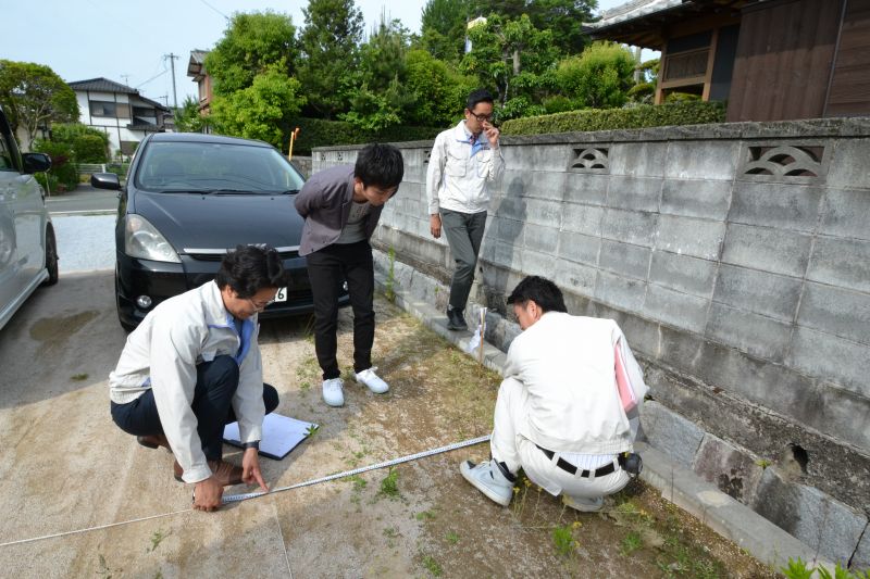 福岡県朝倉郡筑前町中牟田01　注文住宅建築現場リポート①　～地鎮祭～