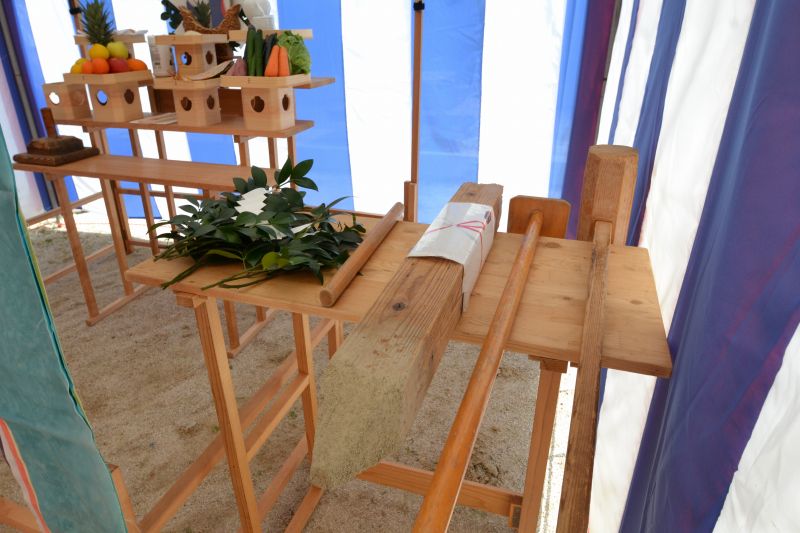 「朝倉郡筑前町中牟田01」注文住宅現場リポート①【地鎮祭】