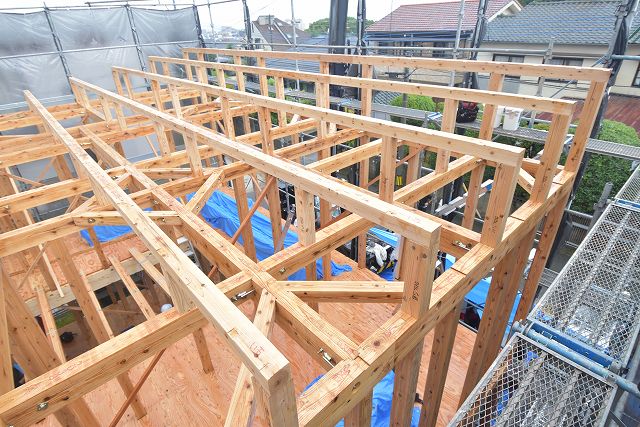 「福岡市東区06」注文住宅現場リポート④【上棟式】