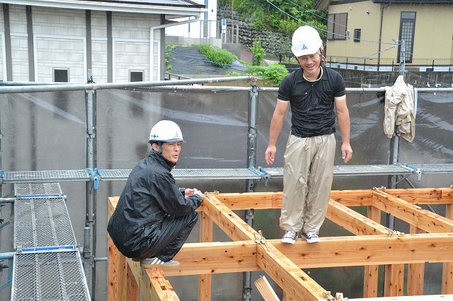 福岡市東区06　注文住宅建築現場リポート④　～上棟式～