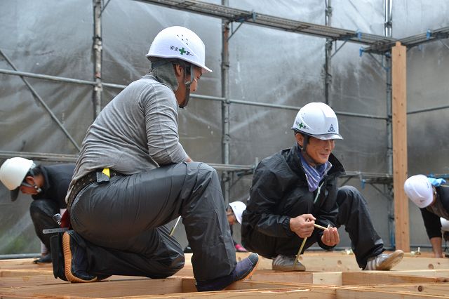「福岡市東区06」注文住宅現場リポート④【上棟式】