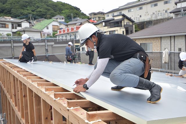 「福岡市東区06」注文住宅現場リポート④【上棟式】
