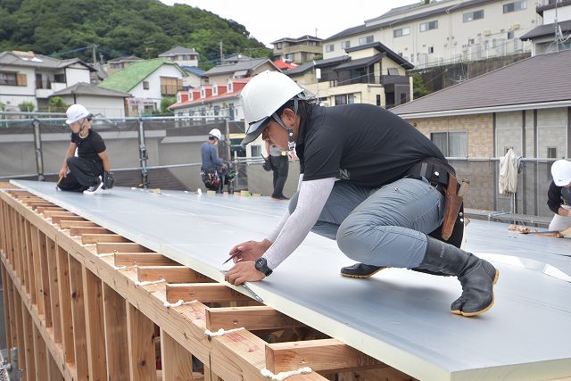 福岡市東区06　注文住宅建築現場リポート④　～上棟式～