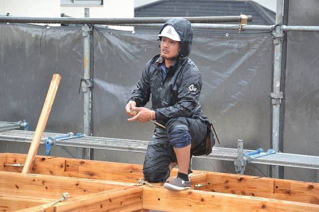 「福岡市東区06」注文住宅現場リポート④【上棟式】
