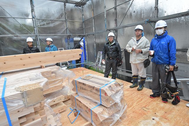 「福岡市東区06」注文住宅現場リポート④【上棟式】