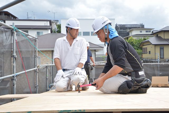 「福岡市東区06」注文住宅現場リポート④【上棟式】