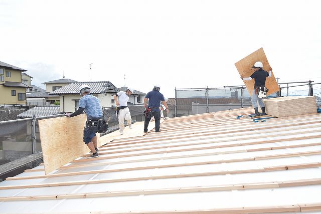 「福岡市東区06」注文住宅現場リポート④【上棟式】