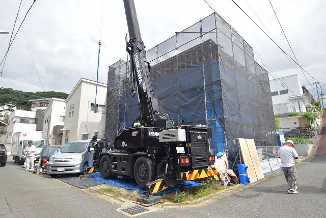 「福岡市東区06」注文住宅現場リポート④【上棟式】