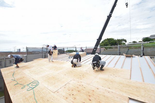 「福岡市東区06」注文住宅現場リポート④【上棟式】