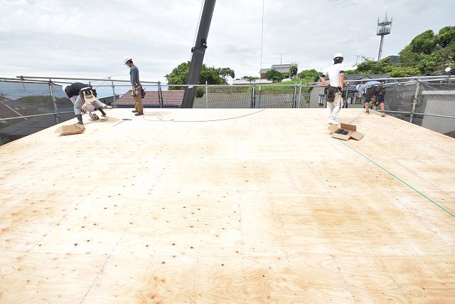 「福岡市東区06」注文住宅現場リポート④【上棟式】