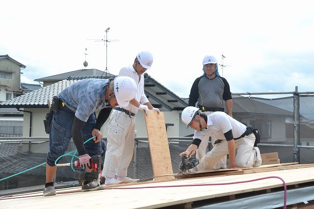 福岡市東区06　注文住宅建築現場リポート④　～上棟式～